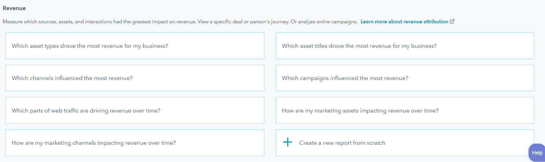 Attribution reporting questions